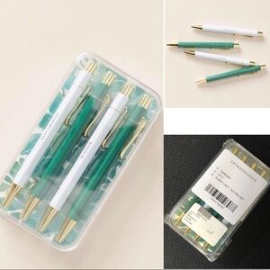 New Anthropologie plant lady pen 4 piece set gift AC2